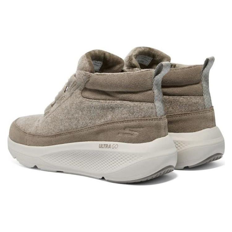 Skechers Ткань Кожа Замша Удобные Универсальные Износостойкие Теплые Ботинки Средней Высоты Повседневные Туфли Женские повседневные туфли 144532-DKTP