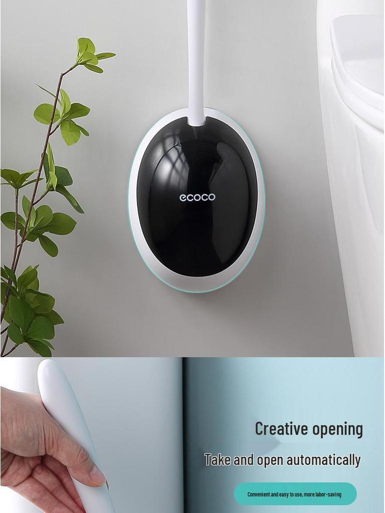 Силиконовый набор туалетной щетки с настенной стойкой для хранения для полной уборки ванной комнаты