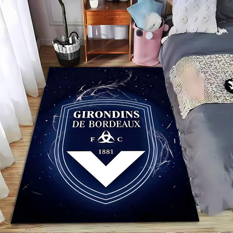 Bordeaux FC Logo Carpet suitable as a non-slip mat for the living room or bedroom sofa