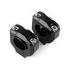 Universal Motorcycle Aluminum Screw Hole 28.6mm 1-1/8'' Inch HandleBar Risers Fat Handle Bar Mount Clamp For Racing And Scooter
