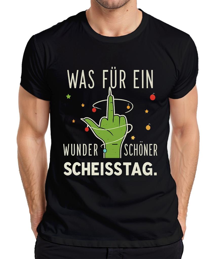 What A Gorgeous Shit Day Green Middle Finger Cheeky Unisexs TShirt