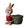 Pastoral Creative Cartoon Animal Resin Succulent Green Plant Flower Pot Container Personalized Cute Bunny Flower Pot
