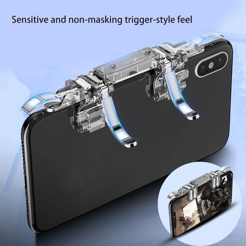 Игровой триггер для мобильного телефона Геймпад Кнопка Ручка Шутер Контроллер Клавиатуры Держатель для телефона