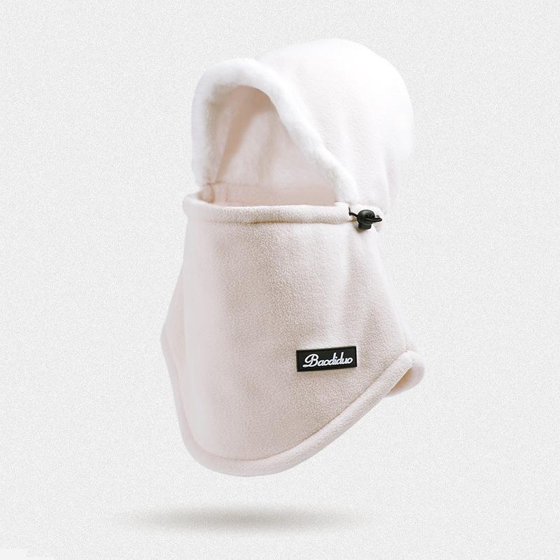 Зимняя теплая шапка-шарф, женская бархатная защита ушей, ветрозащитная маска, мужская велосипедная защитная шапка-пуловер для лица