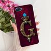 Прозрачный чехол-бампер для Oppo A12, роскошная корона, эстетичный, буквы от A до Z, 2D плоский узор, мягкий корпус для Oppo CPH2083 CPH2077