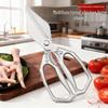 Прочные Кухонные Ножницы из Нержавеющей Стали для Куриных Костей - Многофункциональный Набор Бытовых Ножниц