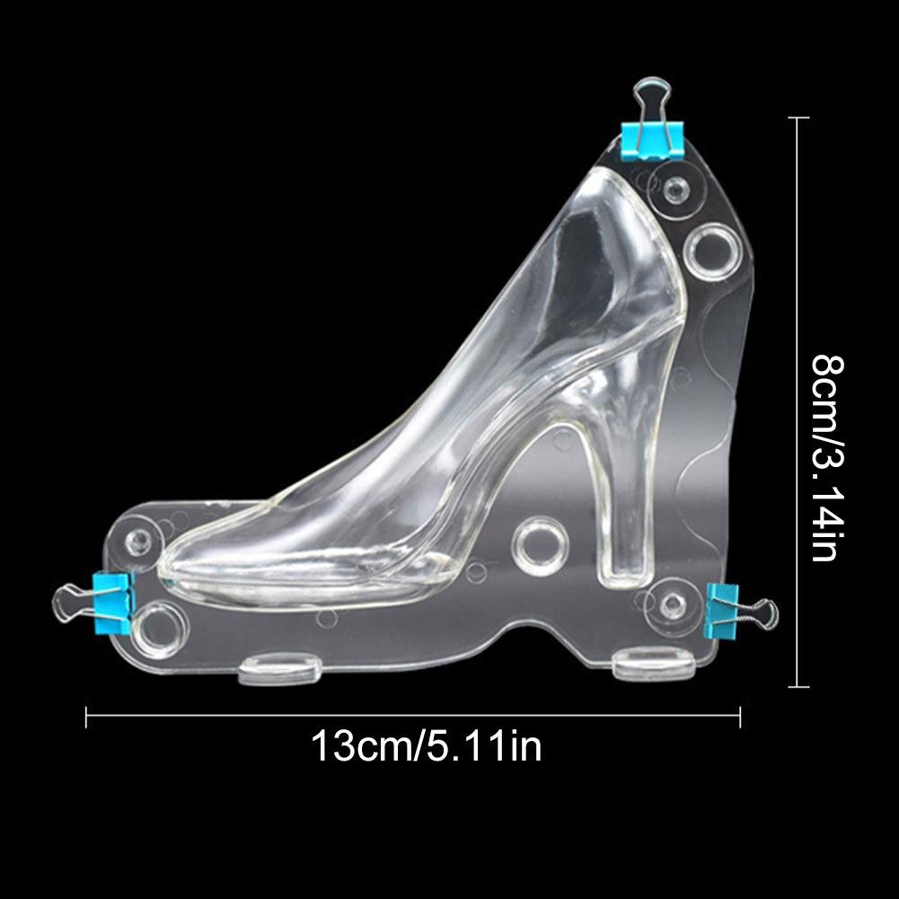 3D форма для шоколада на высоком каблуке, форма для конфет, форма для шоколадного каблука, помадка на день рождения, шоколад, большой размер F9T9