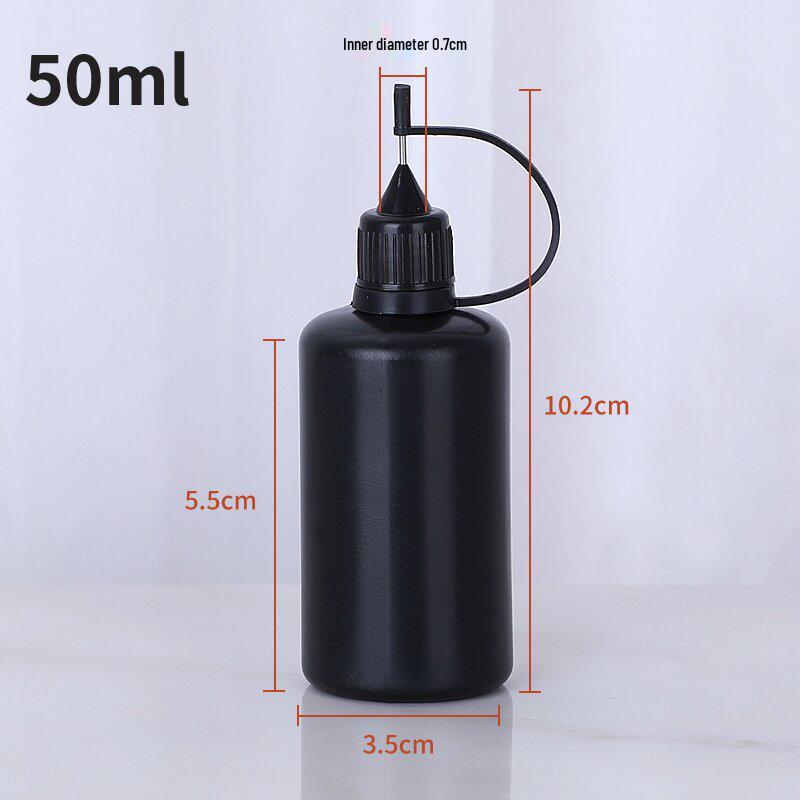 ПЭ-бутылка с игольчатым дозатором для эфирных масел, пигментов, клея и чернил