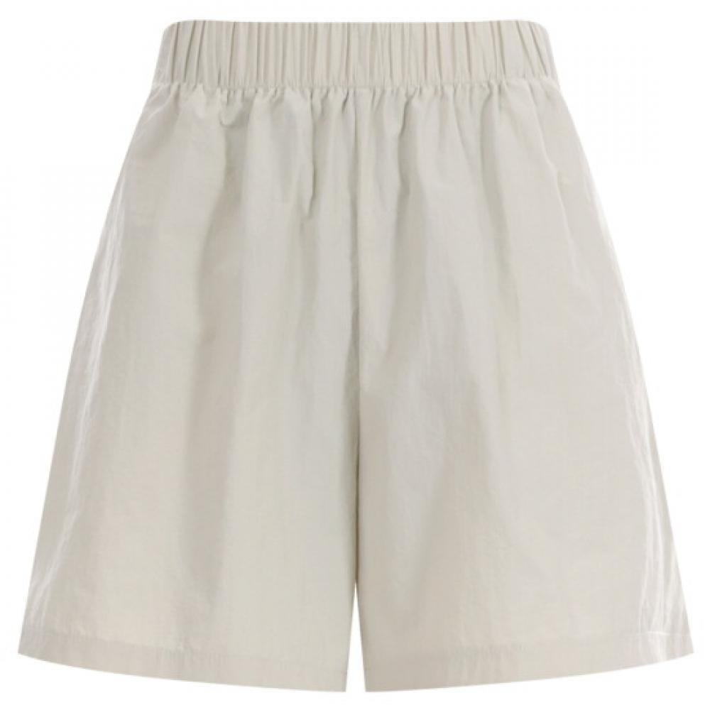 Shop Women Jello Crunchy Banded Shorts Gray Beige Pic Wpt 12032