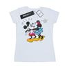 Disney Womens/Ladies Mickey And Minnie Kiss Cotton T-Shirt