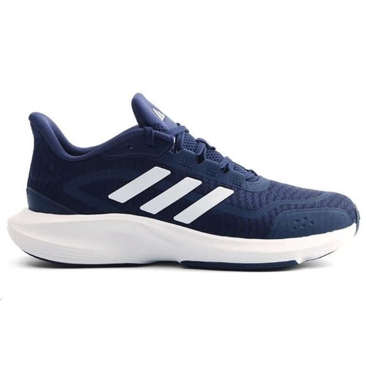Adidas Comfortable Simple Cushioning Durable Breathable Low-Top EVA Rubber Casual Running Shoes Unisex Sneakers Blue White JH5082