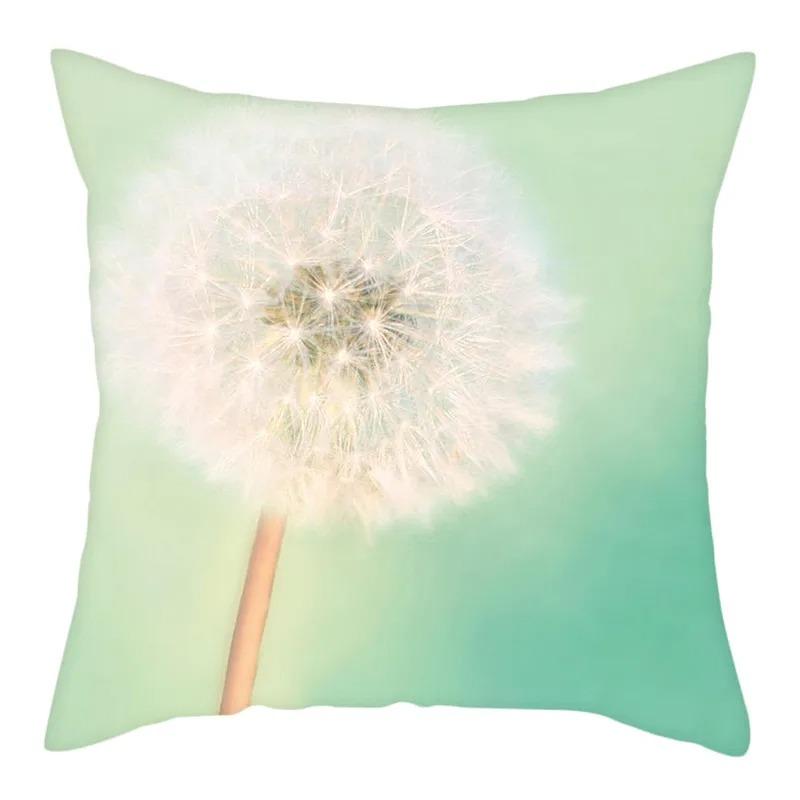 Наволочка с принтом одуванчика Гостиная Офис Дом Наволочка Автомобильные украшения