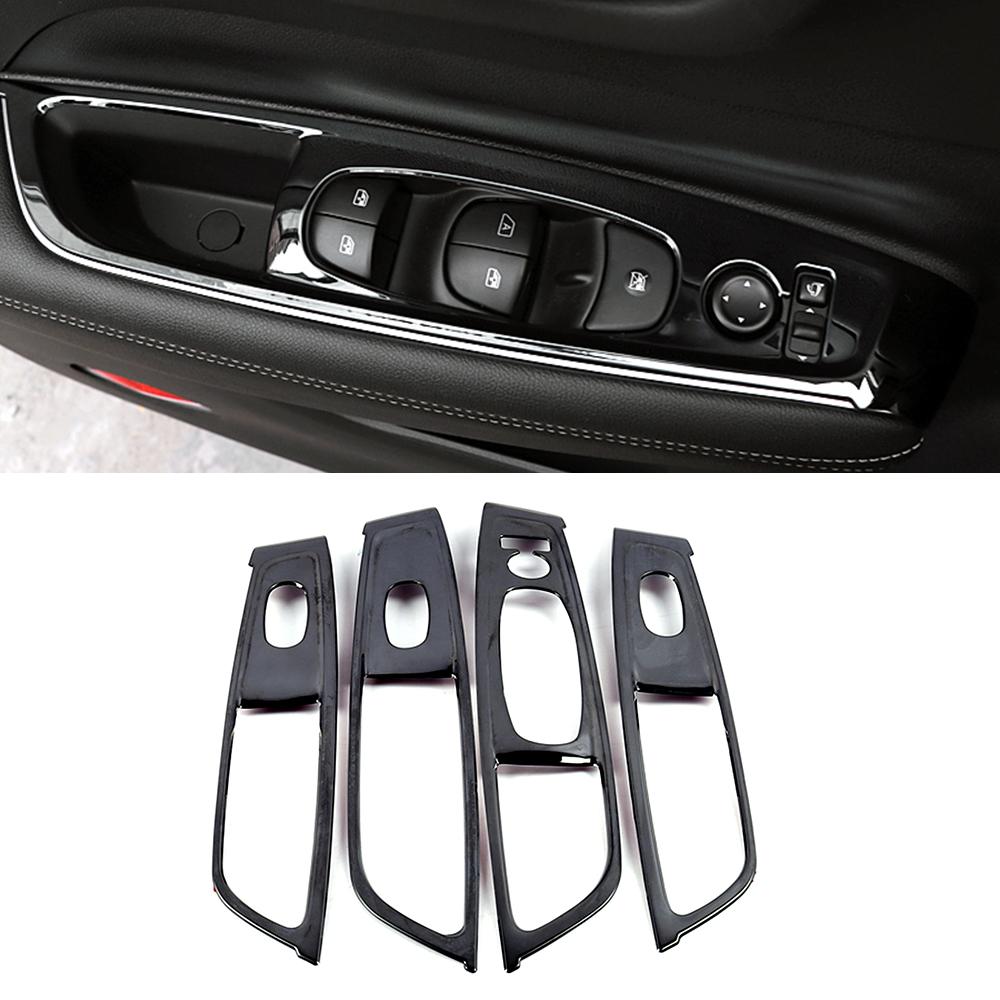 Для Renault Koleos 2017-украшение салона автомобиля, защитная рамка из нержавеющей стали, накладка черного цвета для Samsung