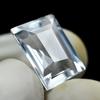 Natural White Sapphire Loose Gemstone Baguette Cut 10.50 September Birthstone for Gem Collections