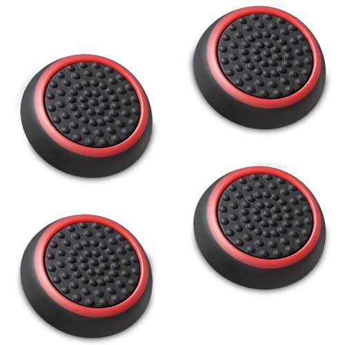 Fosmon Analog Stick Protective Cover (Set of 4) Joystick Cover Assist Cap Compatible with PS4 / PS3 / Xbox 360 / Nintendo Wii U, Wii Nunchuck Controll