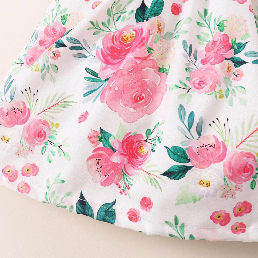 Hibobi 2024 летнее новое повседневное милое корейское элегантное бандана без рукавов с круглым вырезом, маленькое платье с цветочным принтом