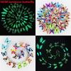 1pcs 10CM Luminous Butterfly PVC Simulation Butterfly Magnetic Home Decoration Children's Room Living Room