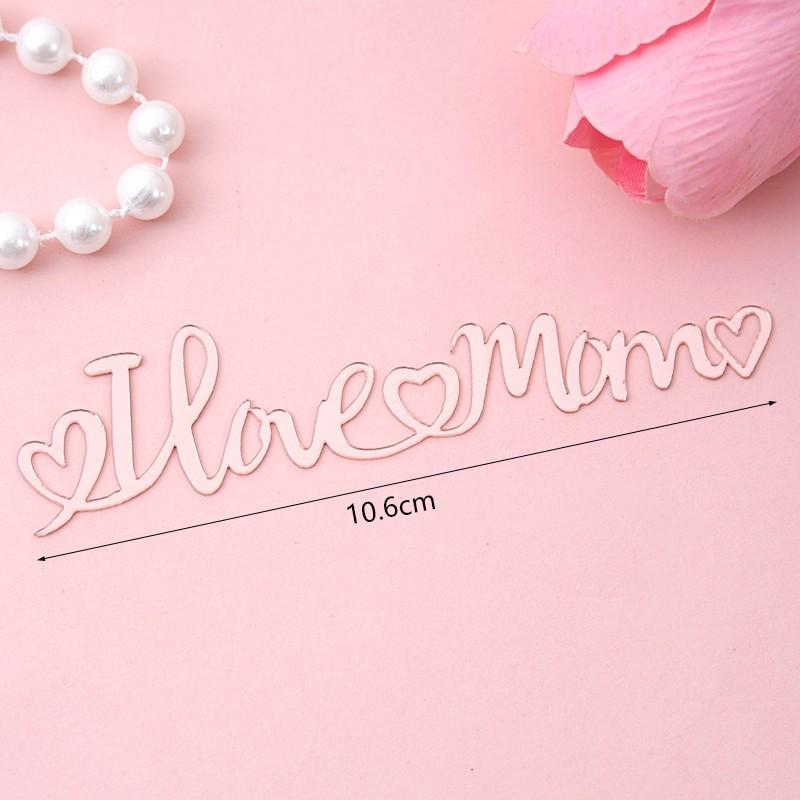 Acrylic Cake Topper - Happy Birthday Mom & Dad, Mother's/Father's Day Decoration