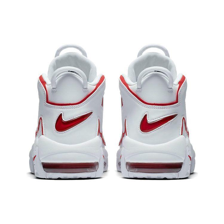 Nike Air More Uptempo White Varsity Red Outline Мужские кроссовки Varsity-Red-White 921948-102