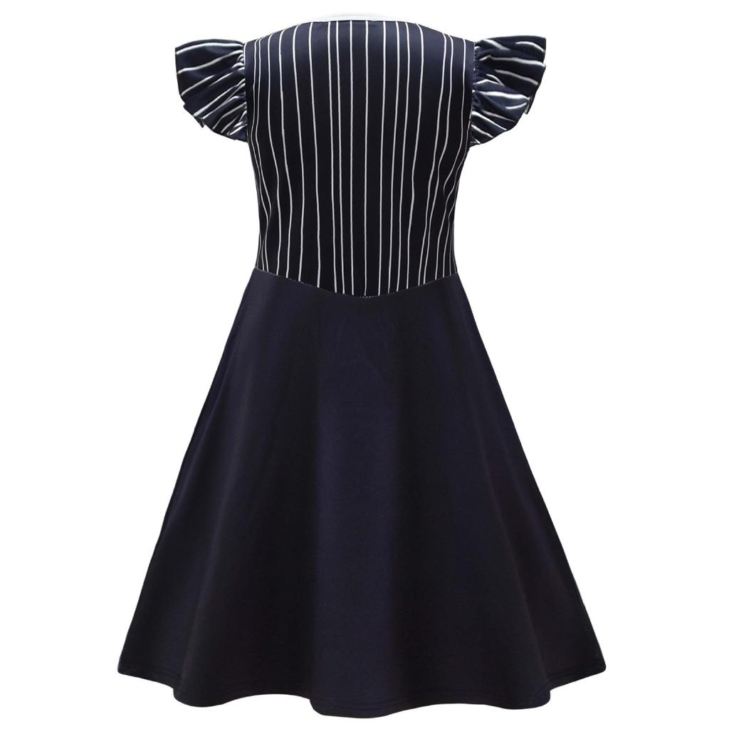New Halloween Night Cry Jack Cosplay Costume, Middle-Aged And Older Children'S Flying Sleeve Dress + Bag