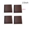 4Pcs/set Non Slip Furniture Pads Rubber Chair Feet Stoppers Caster Cups  Couch/Chair/Bed Stoppers