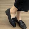 Fashion British Style Spring Summer Casual Women's Lightweight Flat Shoes 2025 Fashion Office Ladies Retro Leather Loafers Women Flats