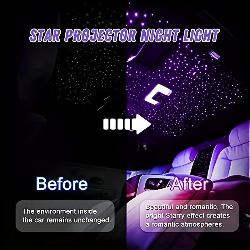 Starry Sky Top быстрое автомобильное зарядное устройство(черный) - Фиолетовый свет, выдвижное зарядное устройство 4-в-1, двойное выдвижное автомобильное зарядное устройство длиной 80 см/31 дюйм