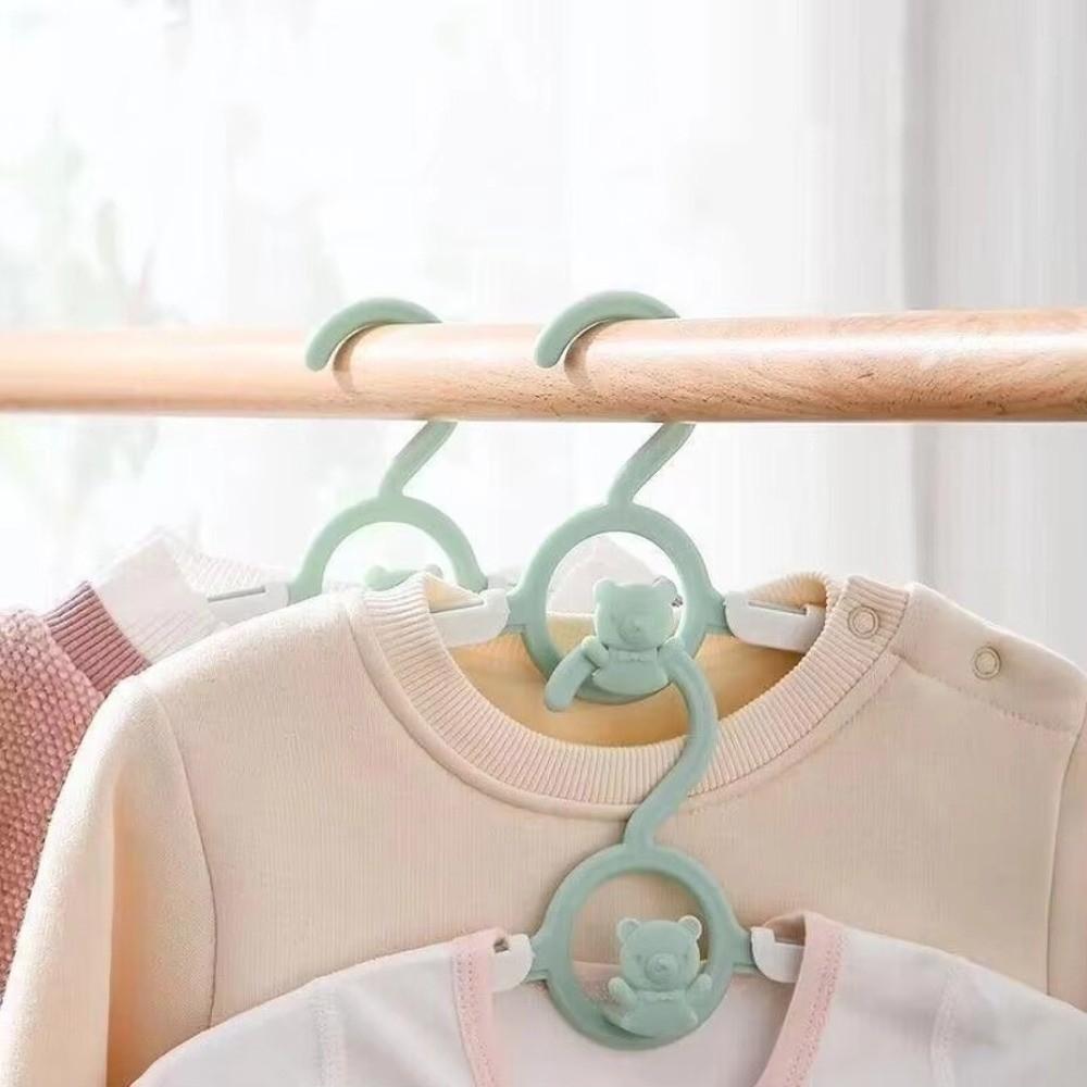 10 Pcs Extendable Baby Clothes Hanger Anti Slip Infant Clothing Hanger  Household Use