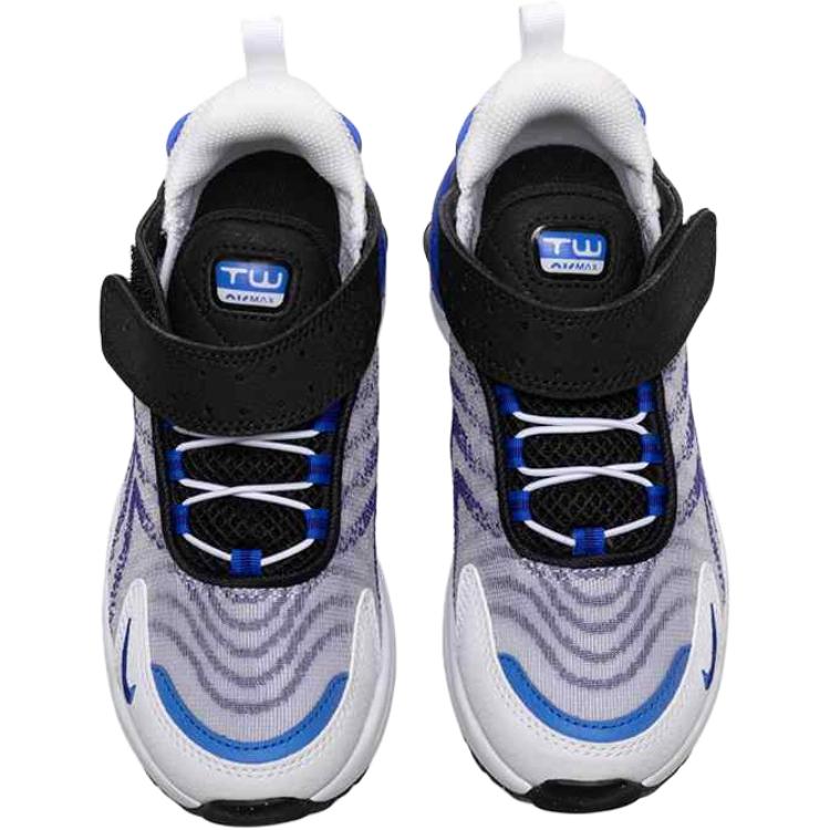 Nike Air Max TW Модные Удобные Универсальные Дышащие Низкие Детские Повседневные Кроссовки Детские Повседневные Кроссовки Синий Белый DQ0297-105