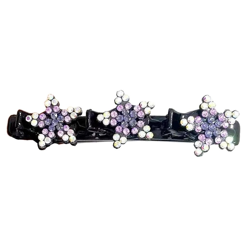 Crystal Star Hair Clip Fashionable Women Hair Barrettes Elegant Hair Pin for Women and Girls
