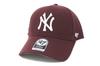 47 Brand Seven Cap 47 MVP NEW YORK YANKEES New York Yankees DARK MAROON Free Size (Forty Brand)