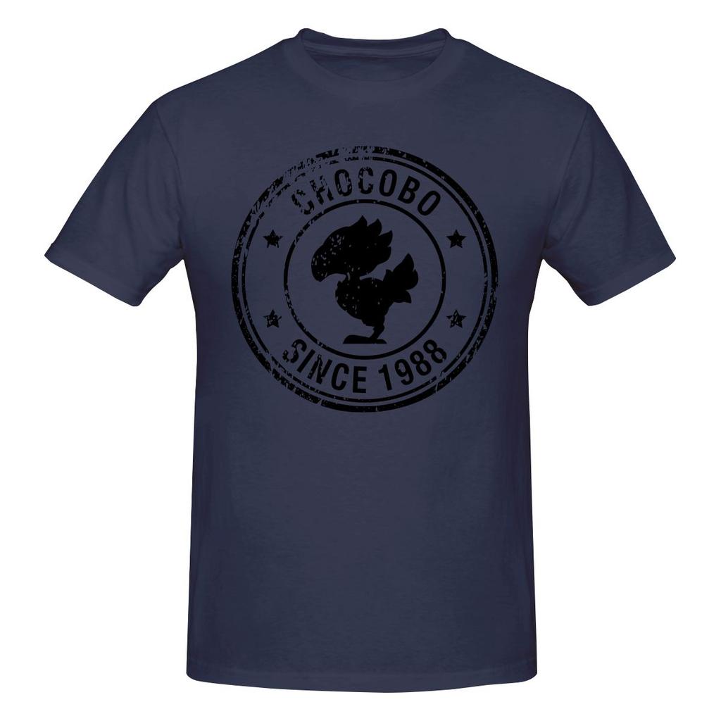 Chocobo Since 1988 Stamp Final Fantasy Serie Salt Style Tshirt Casual And Loose Commuting Essential Tshirt