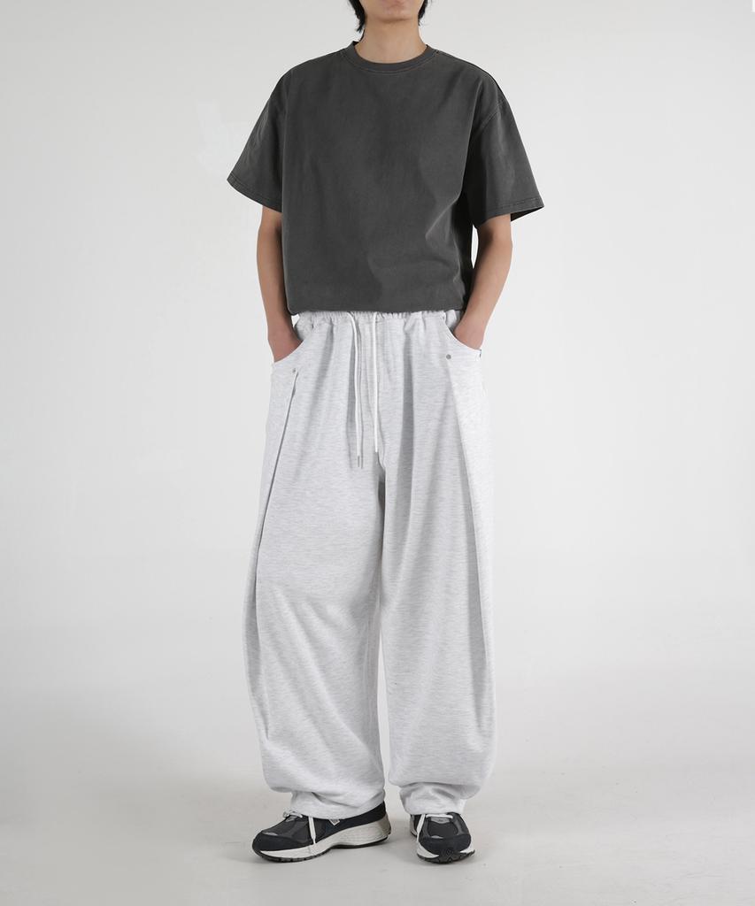 UMM Side Rivet Balloon Wide String Pants 3 Colors
