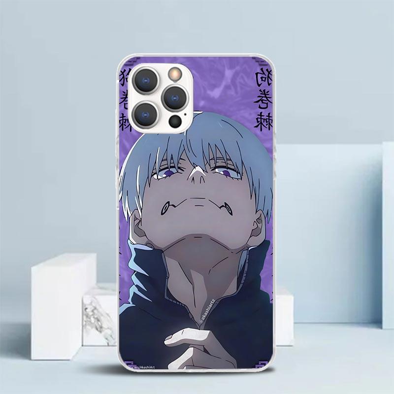 Kaisen J-Jujutsu Inumaki Toge Phone Case For IPhone 16 17 Air 16E 15 14 Plus 13 Mini 12 11 Pro Max 7 8 + SE 2020 Soft TPU Back C