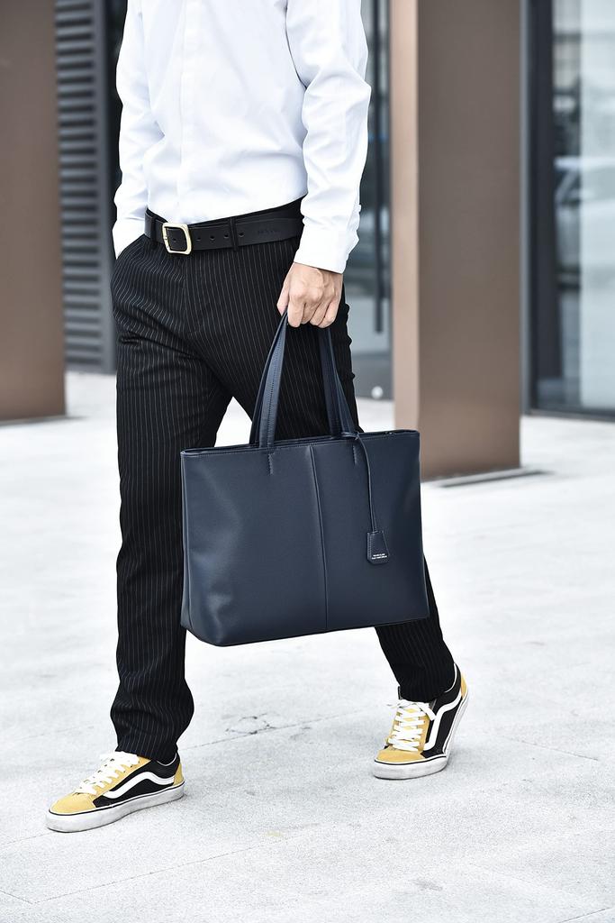 Сумка-тоут Деловая сумка Большая вместительная сумка Изысканная элегантная кожа [FSD.WG] Мужская