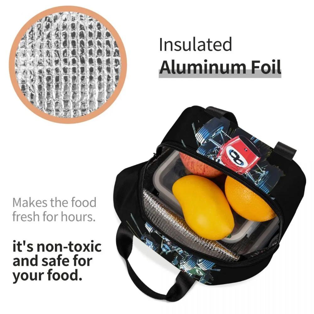 Scalextric Classic Insulated Lunch Bag for Kids School Cooler Thermal Food Box Tote Leakproof Lunch Boxes Container