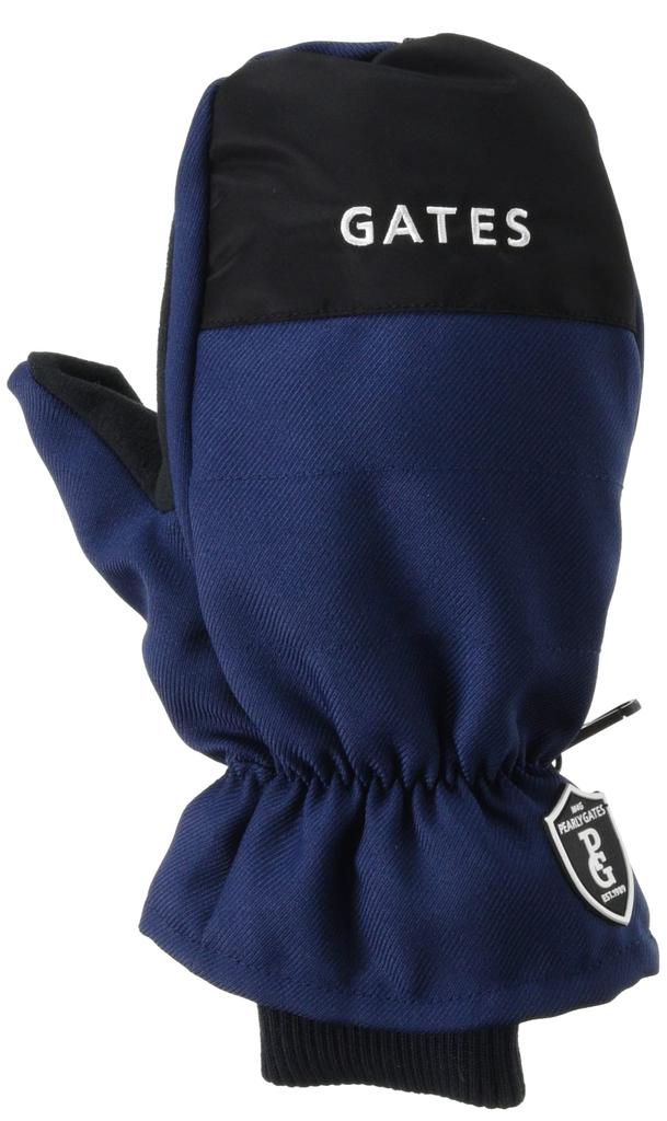 PEARLY GATES Unisex Mittens, Plain, 120cm, Navy, FR, 053-2283001