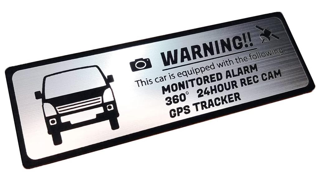 Honami Works CARRY Эмблема безопасности Видеорегистратор для наблюдения GPS-трекер Наклейка 24 часа