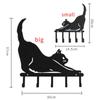 Simple Wrought Iron Cartoon Cute Cat Hook Hanging Hook Home Clothes Storage Hook