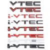 Car 3D Metal i-VTEC VTEC Car Rear Trunk Body Emblem Badge Stickers For Honda CRV City Civic Hornet City Accord Insight