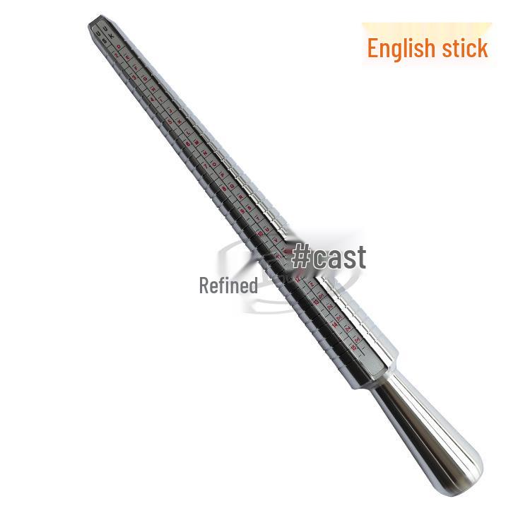 Набор металлических размеров для колец: Инструмент для измерения пальца 4-в-1