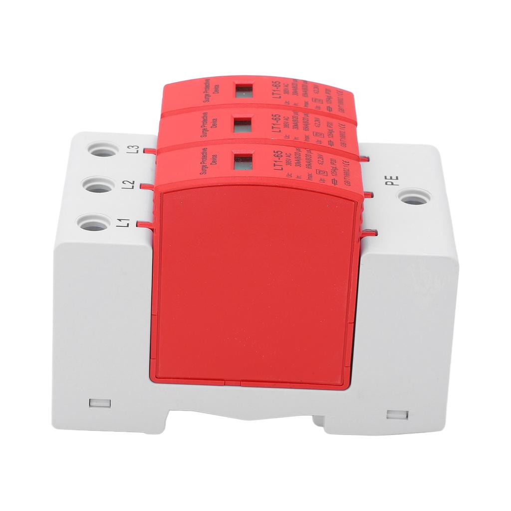 Surge Protective Device 3P Voltage Protection Arrester Protector 385V AC 30?65KA for Home