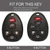 Чехол для ключа-брелока для GMC Acadia 2007-2016 Yukon XL/Chevy Suburban Tahoe Traverse для Cadillac Escalade SRX для Buick Enclave