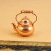 Творческий ретро чайник с открытой крышкой кукольный домик миниатюра Re-ment 1:12 Масштаб Фея Кукла Домашний Декор Фигурки Миниатюры