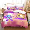 3D Printed Lankybox Foxy Boxy Bedding Set Single Twin Double Queen King Cal King Size Bed Linen Set