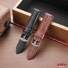 12мм 14мм 16мм 18мм 20мм 22мм Ремешок для часов из телячьей кожи с узором аллигатора для Omega, деловой ремешок, мягкий сменный универсальный браслет