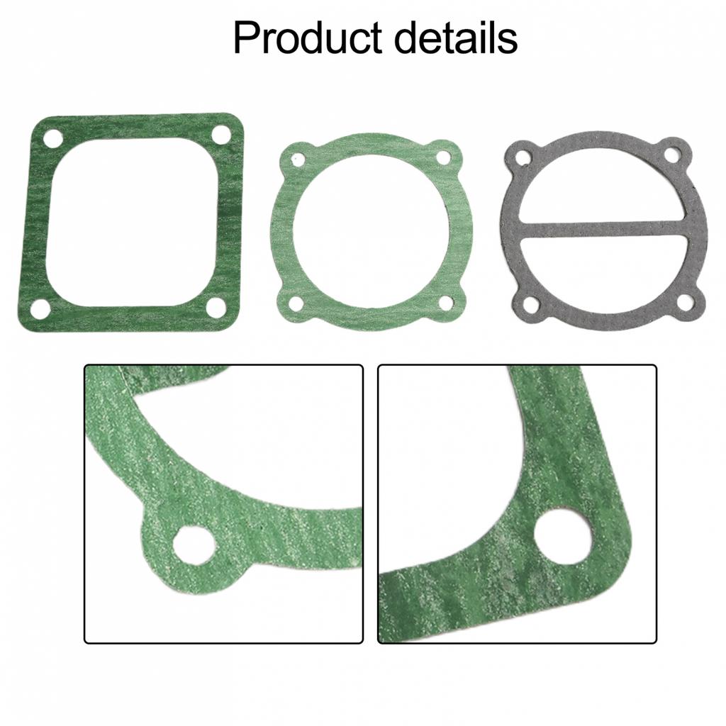 2Set 3 In 1 Air Compressor Cylinder Head Base Valve Plate Gaskets Washers 65type