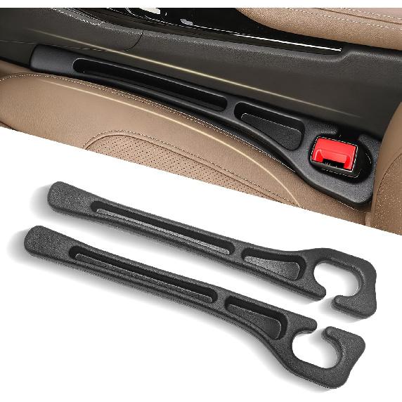 2-Pack Car Seat Gap Filler, No-Drop Seat Side Gap Seam Filler Organizer With Phone Holder, Universal Fit To Fill The Gap Between Seat And Console For