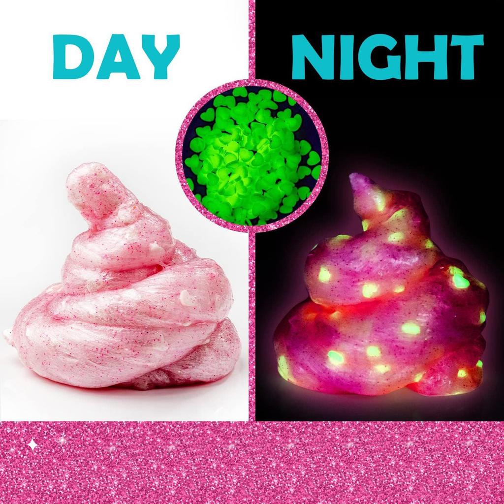 Набор для самостоятельного изготовления лизунов для девочек, набор для создания волшебного лизуна, забавный подарок, подарок на день рождения 10-летней девочки и игрушка для девочки 8-10 лет, 350 мл