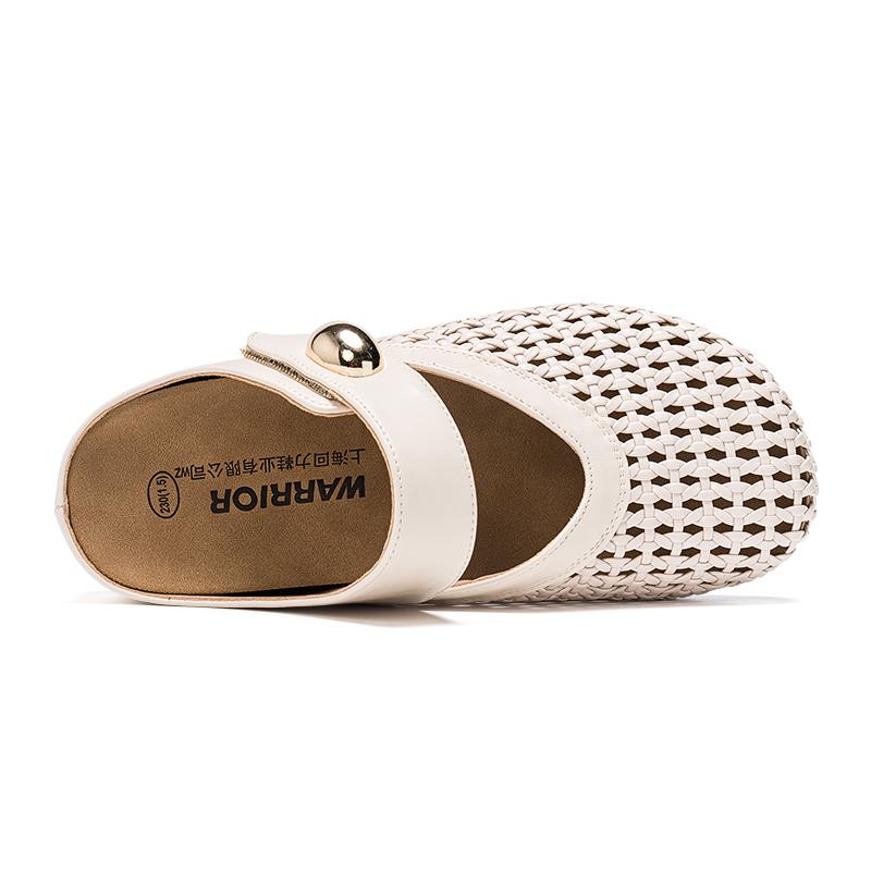 Warrior Летние Новые Дышащие Сандалии На Скрытой Танкетке Толстой Подошве Birkensocks С Ажурной Вязкой Противоскользящие Закрытые Шлепанцы Детские Сандалии WSL(ВЗ)-1704 г.